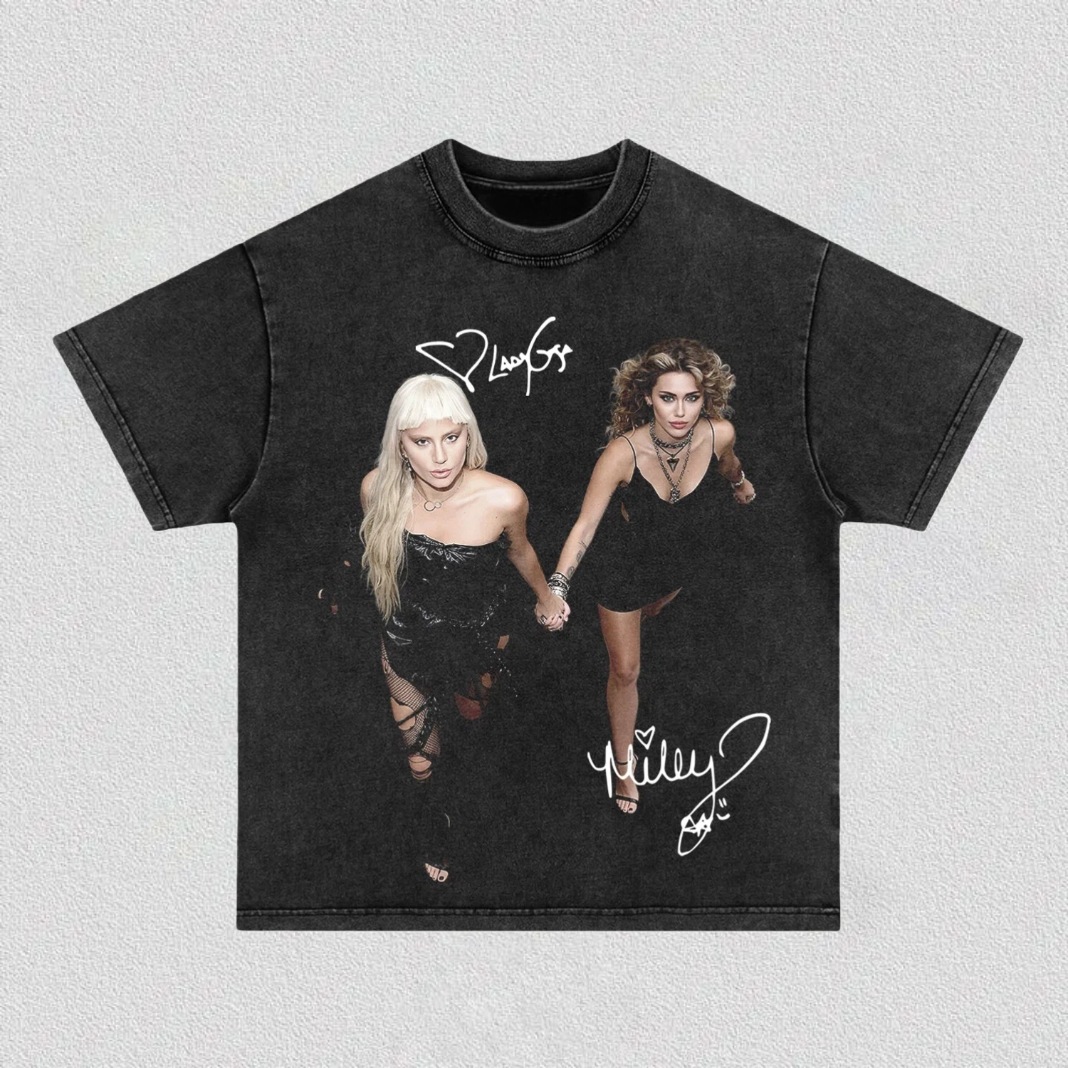 Lady gaga & Miley Cyrus tee