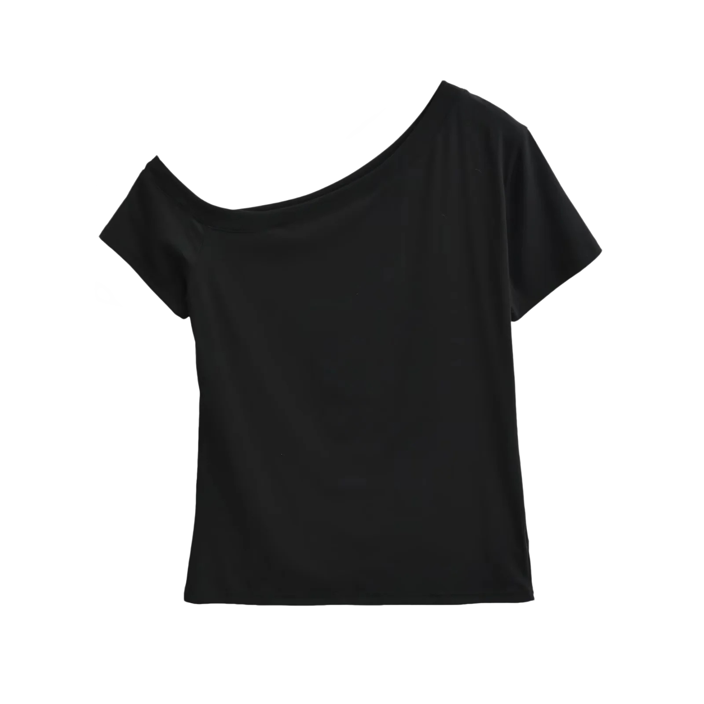 BLANK ONE SHOULDER TEE