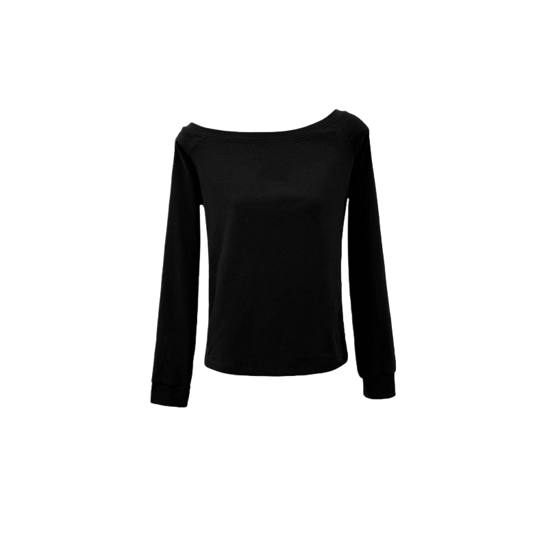 BLANK ONE SHOULDER LONG SLEEVES