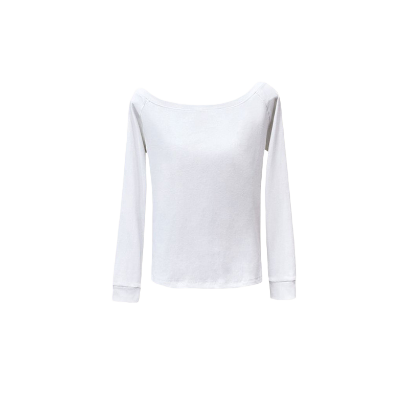 BLANK ONE SHOULDER LONG SLEEVES