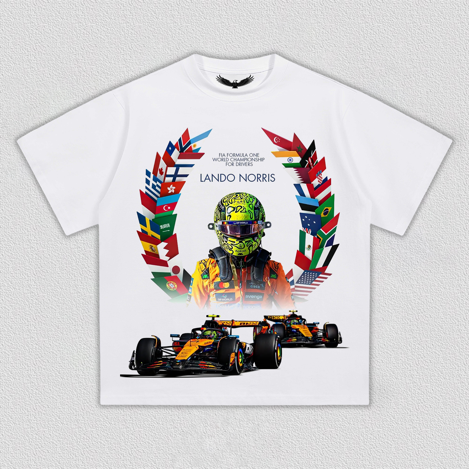 LANDO NORRIS 2025 WDC TEE V3