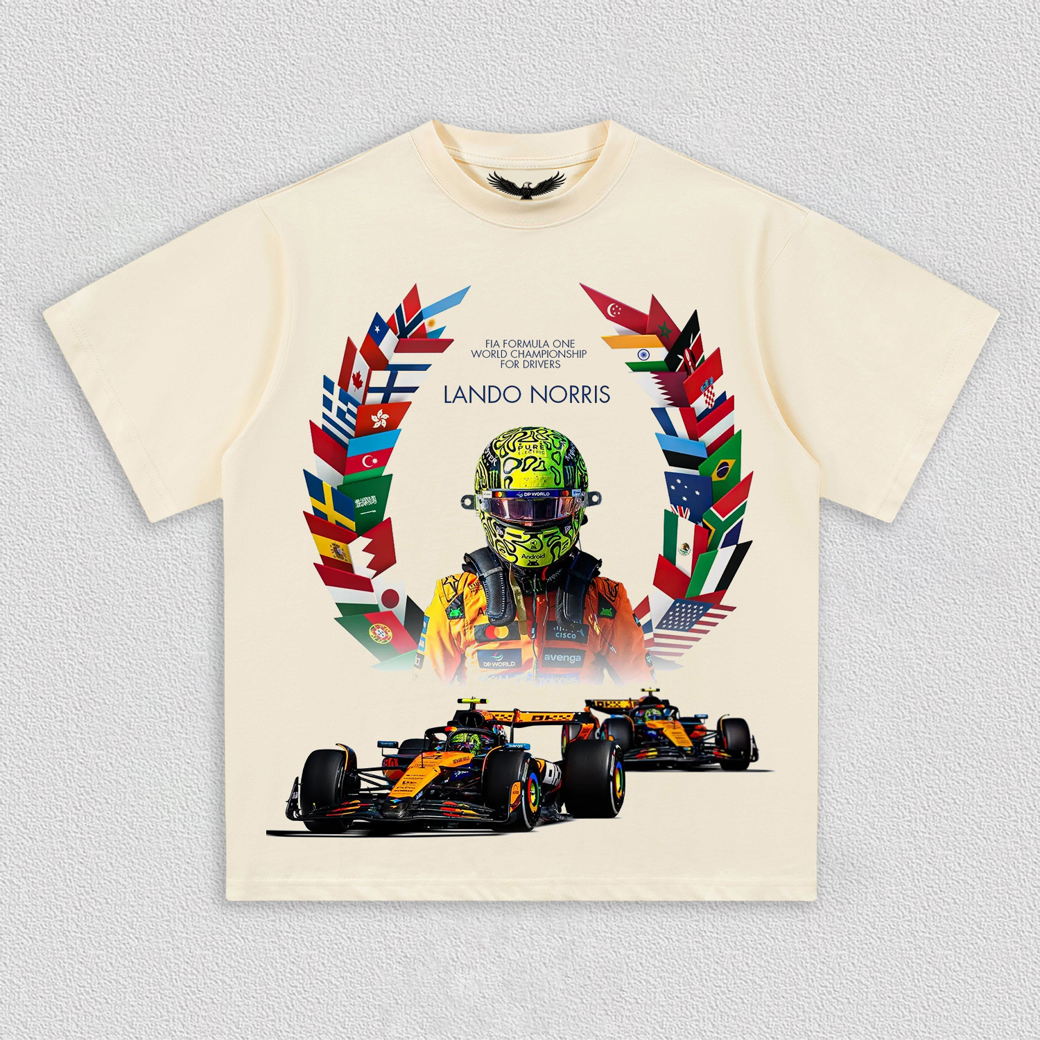 LANDO NORRIS 2025 WDC TEE V3