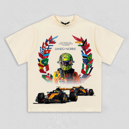 LANDO NORRIS 2025 WDC TEE V3