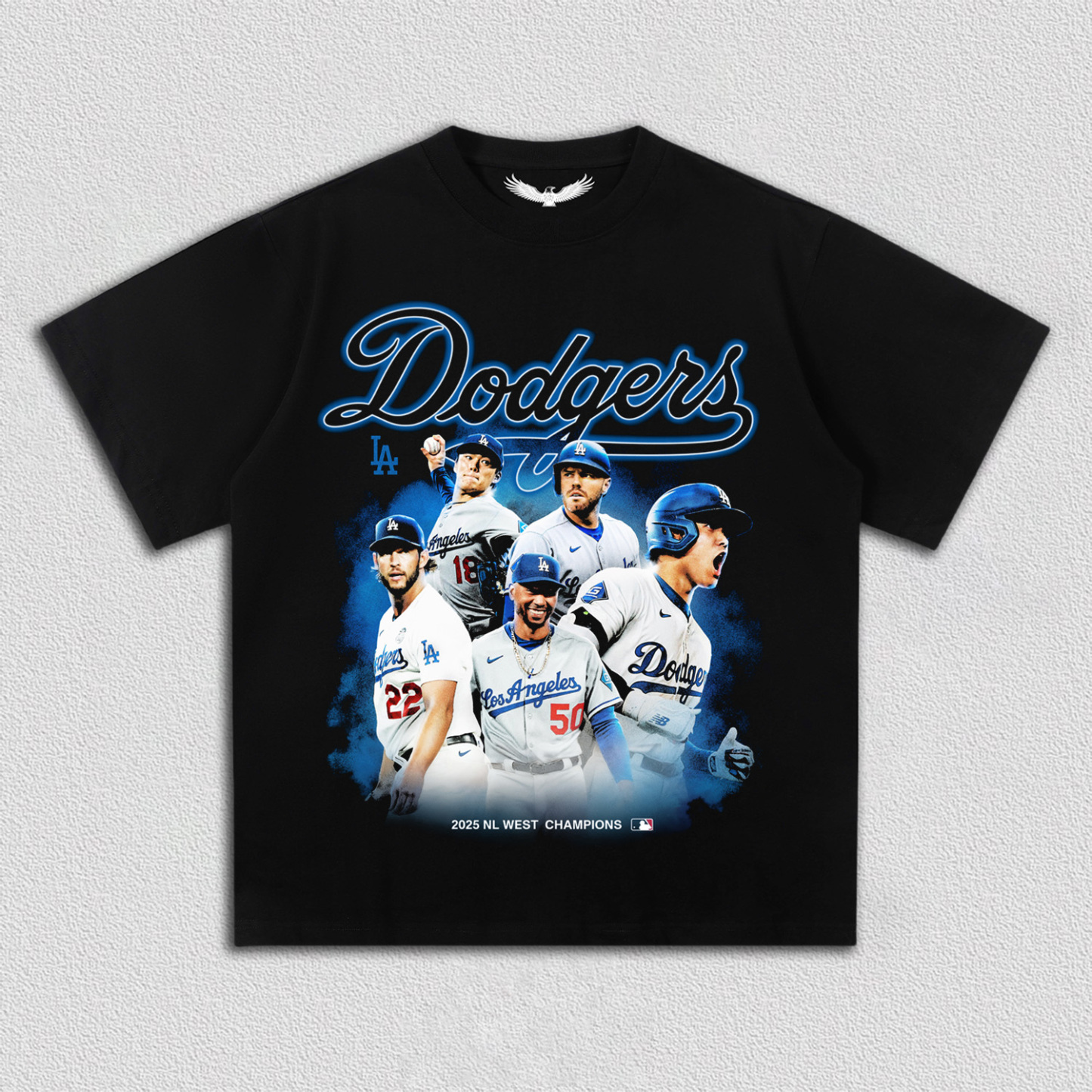 2025 NL WEST CHAMPIONS & DODGERS TEE