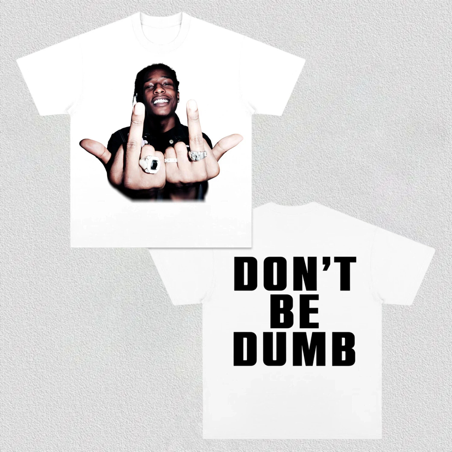 A$AP ROCKY & DON'T BE DUMB V2 TEE