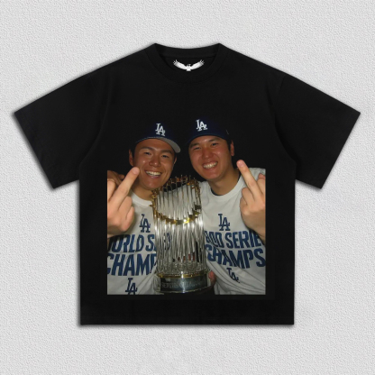 Shohei Ohtani & Yoshinobu Yamamoto Champion Tee