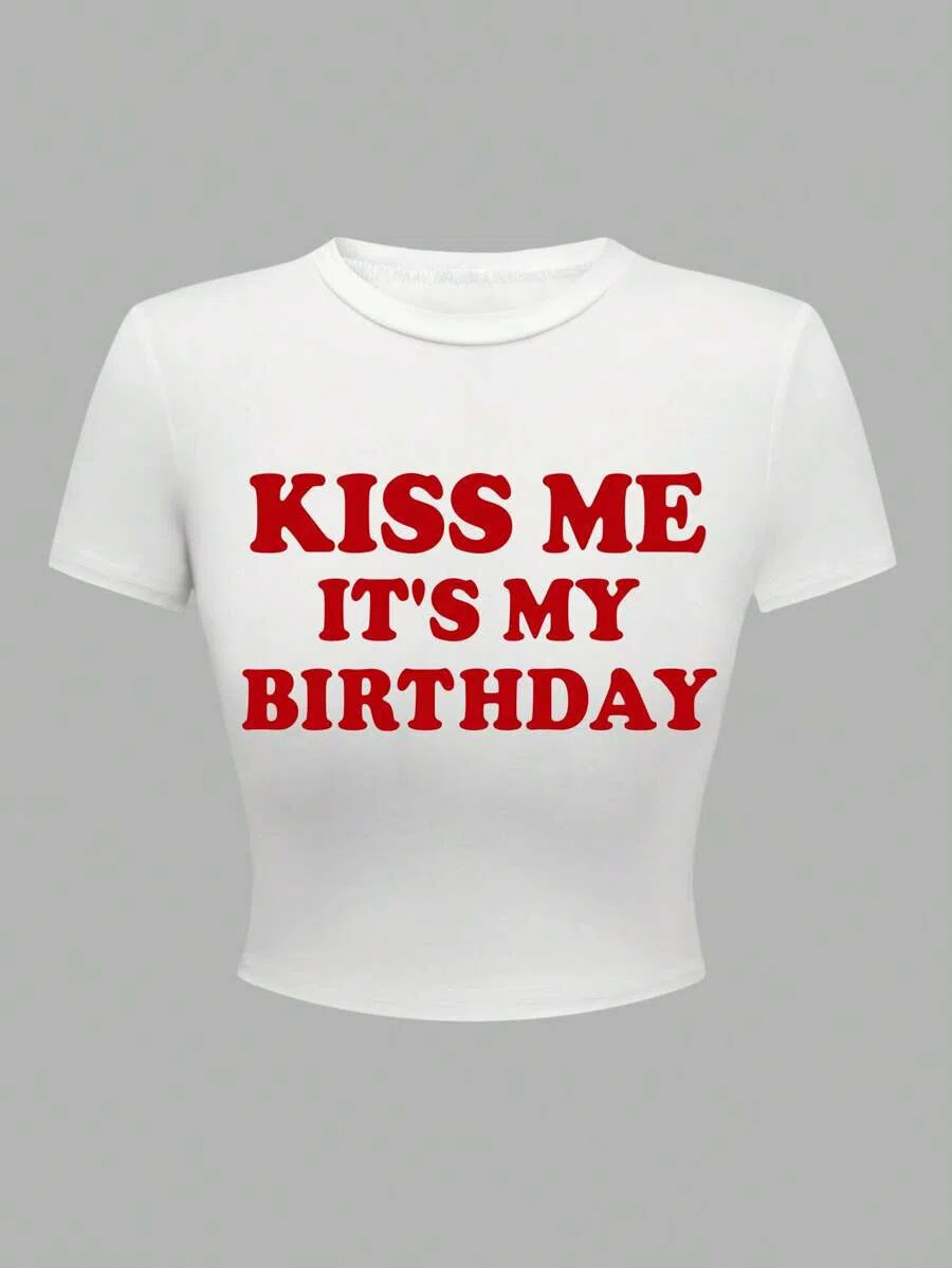 Kiss Me Birthday Baby Tee