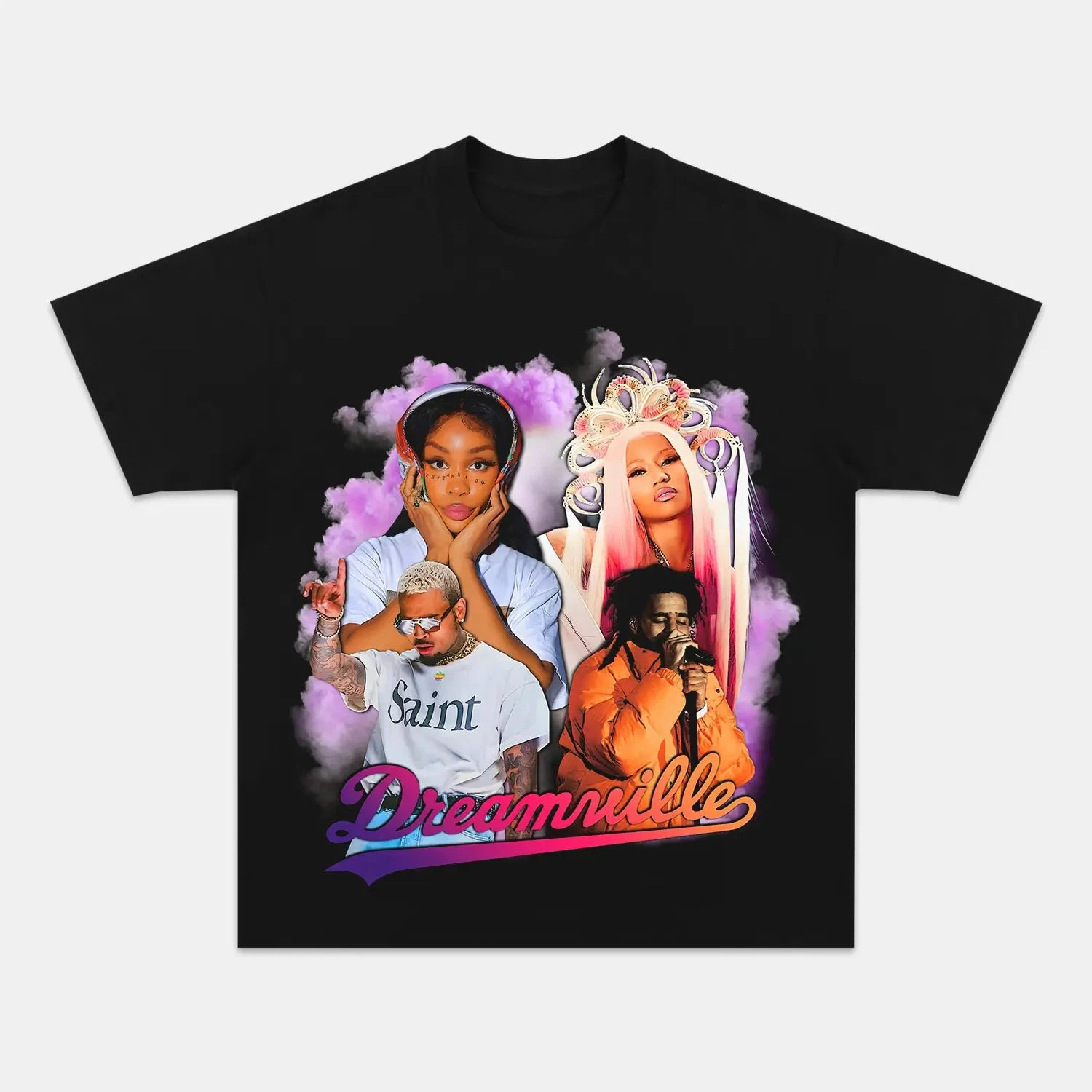 Dreamville Festival- CHRIS BROWN-SZA-NICKI MINAJ-J COLE TEE