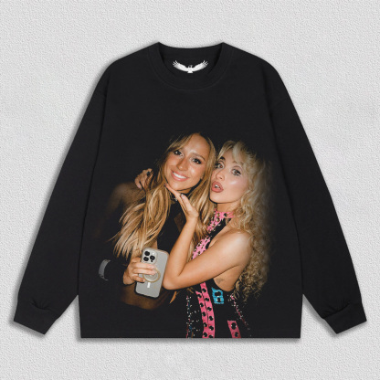 Tate McRae and Sabrina Carpenter TEE