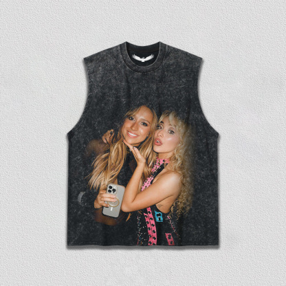 Tate McRae and Sabrina Carpenter TEE