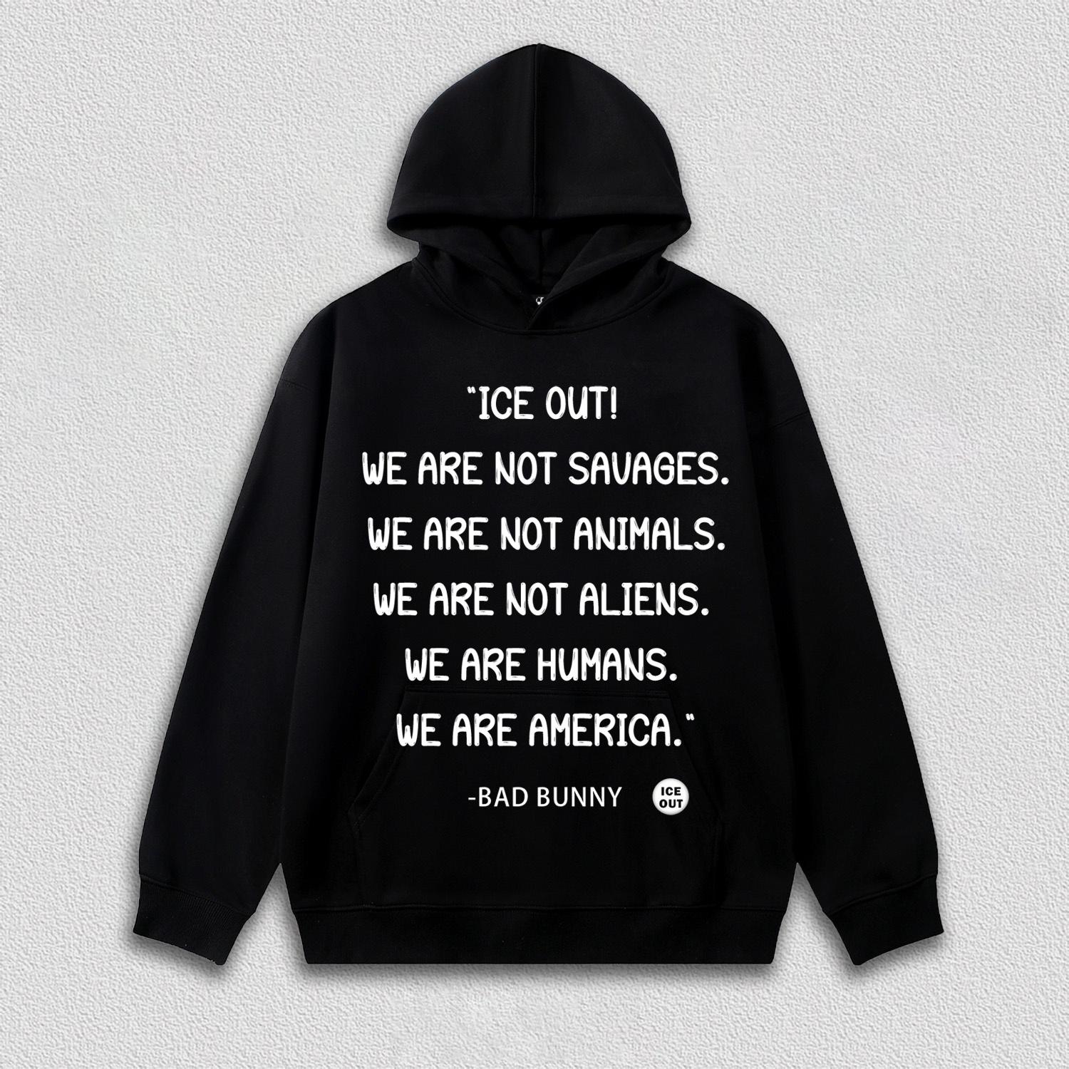 BAD BUNNY ''ICE OUT'' TEE&HOODIE