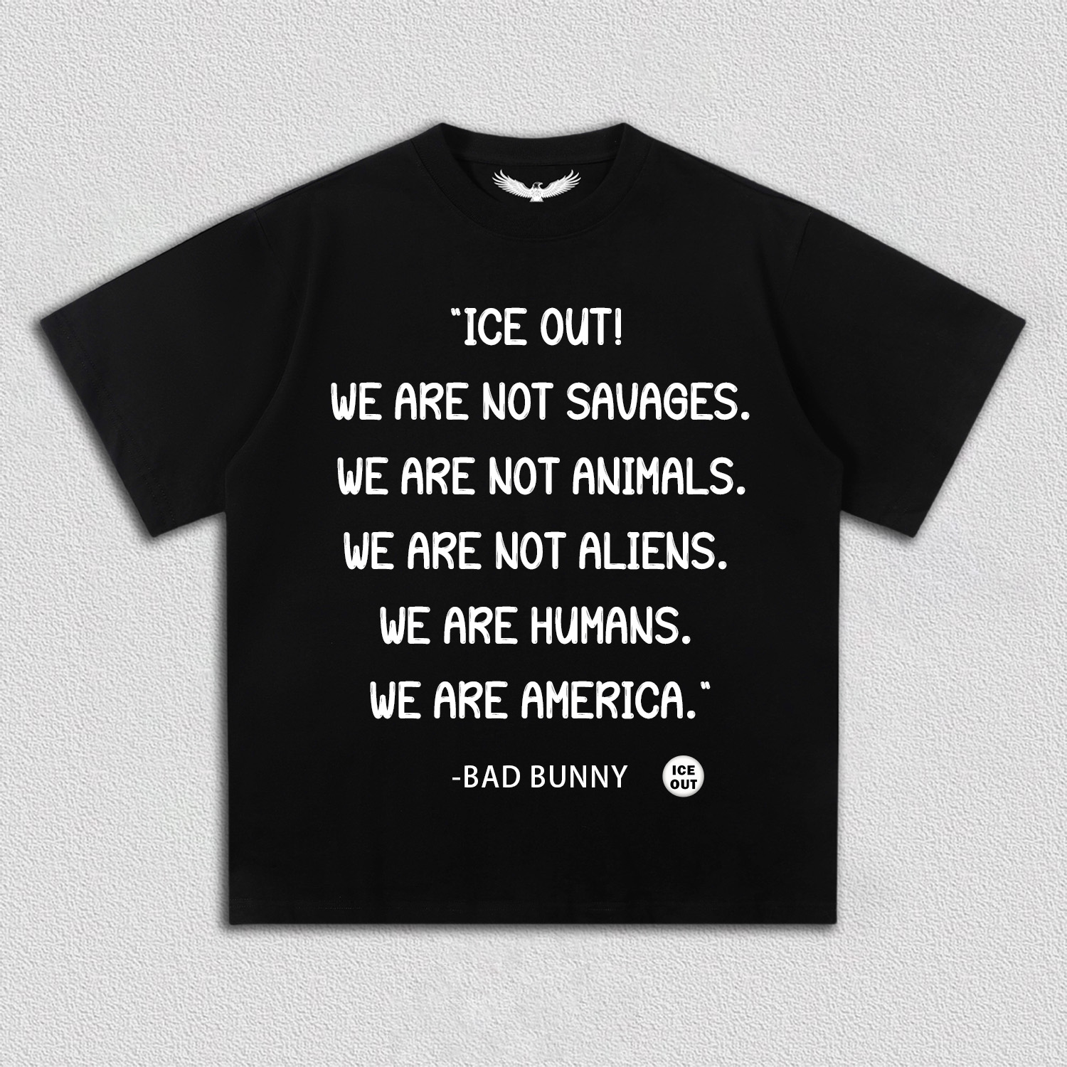 BAD BUNNY ''ICE OUT'' TEE&HOODIE