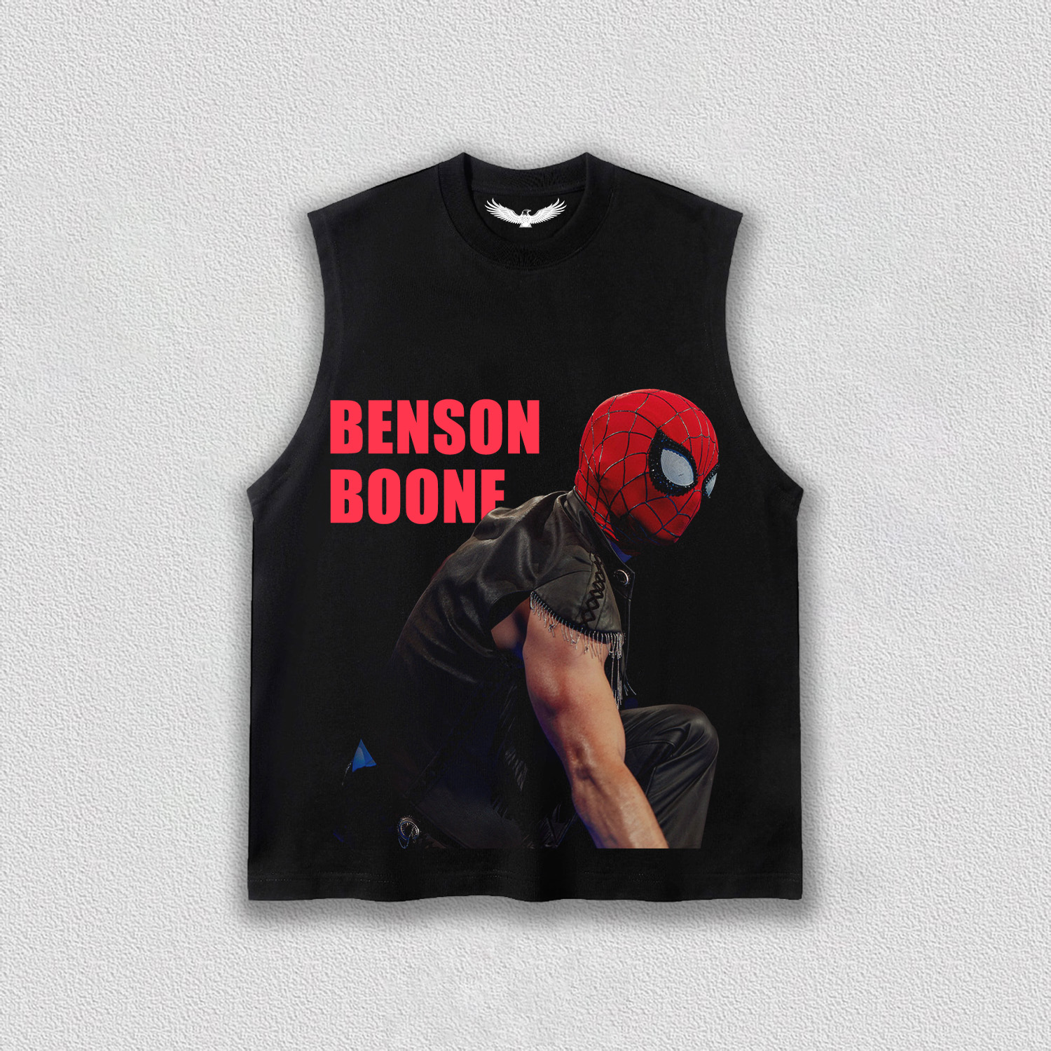 Benny Wanted Man Tour spider man tee
