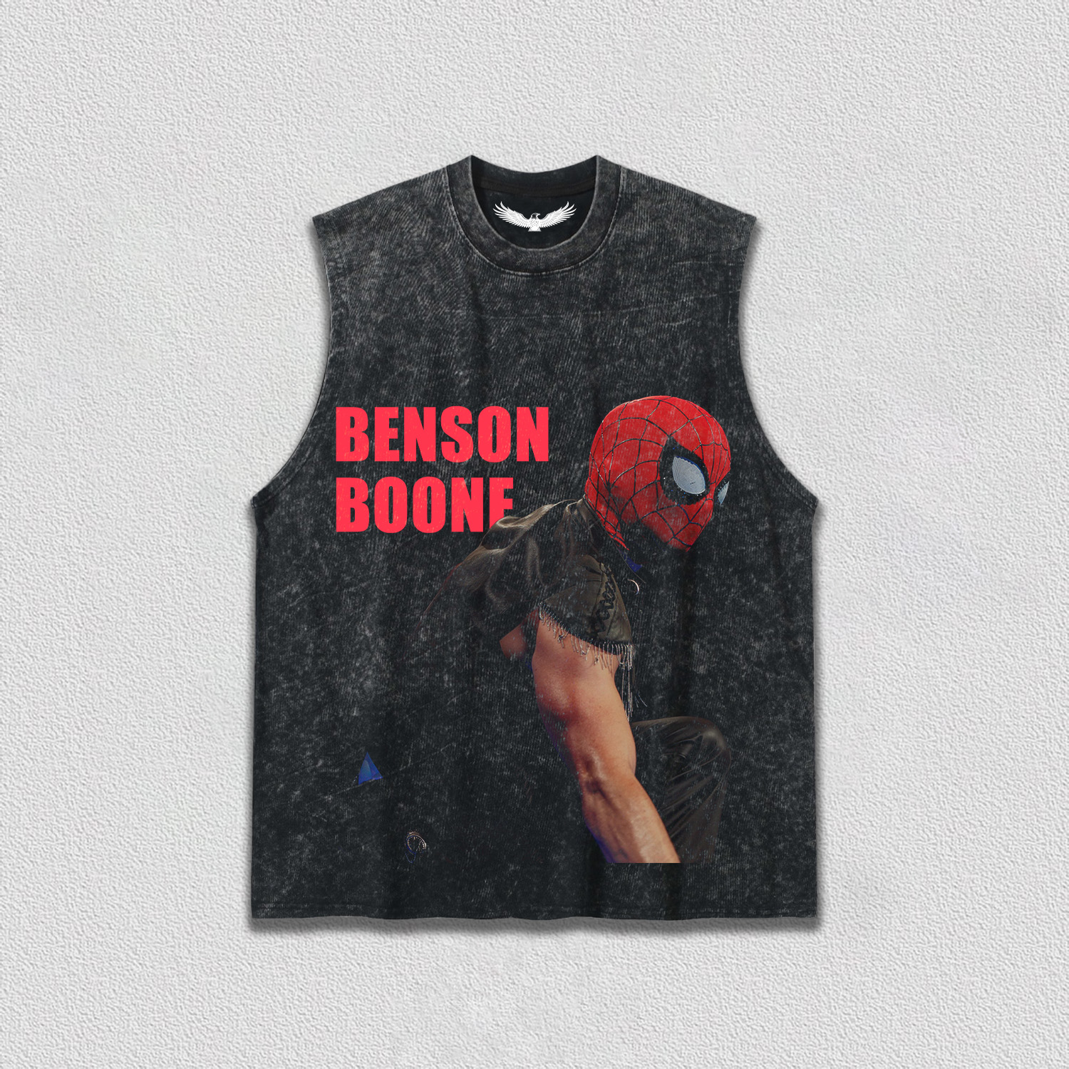 Benny Wanted Man Tour spider man tee
