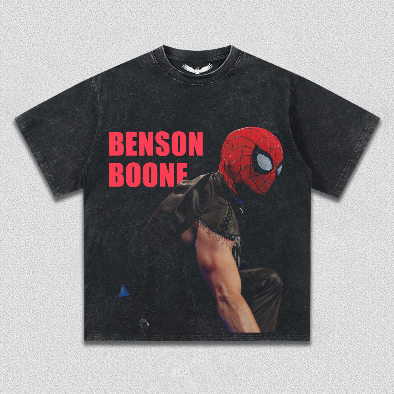 Benny Wanted Man Tour spider man tee