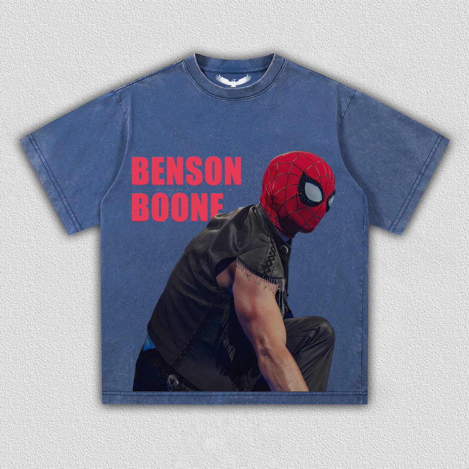 Benny Wanted Man Tour spider man tee