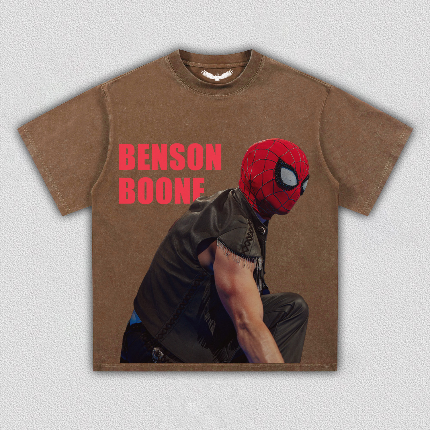 Benny Wanted Man Tour spider man tee