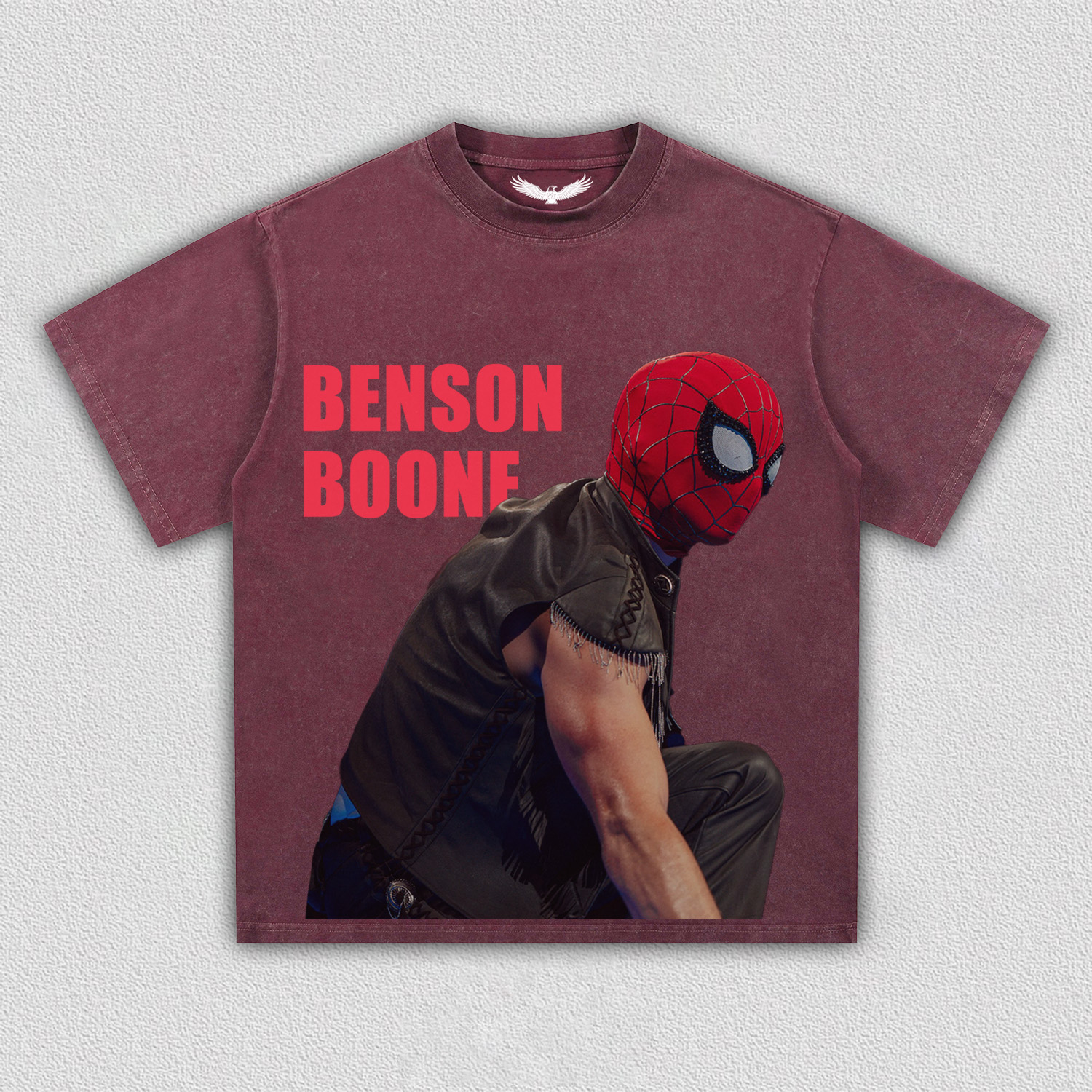 Benny Wanted Man Tour spider man tee