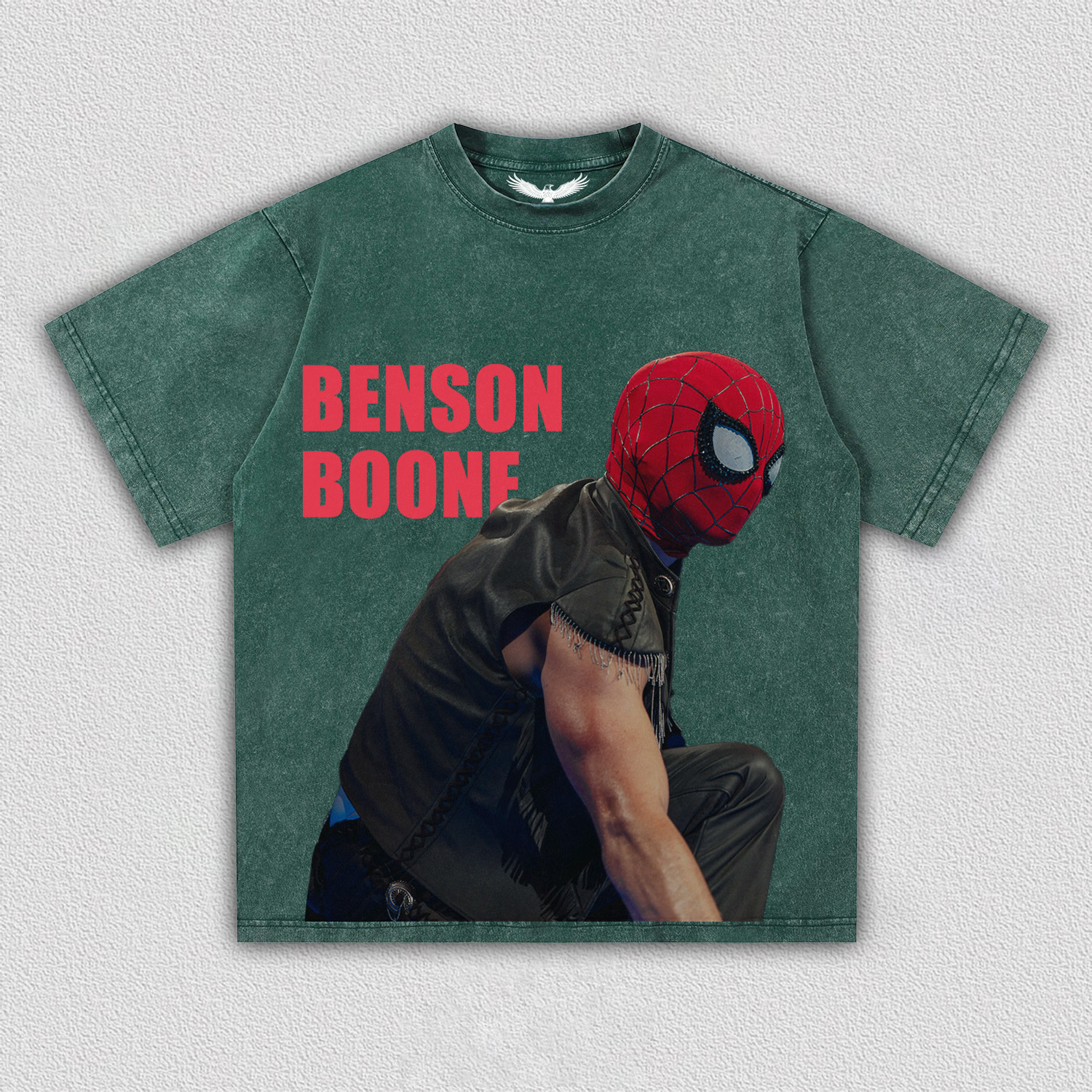 Benny Wanted Man Tour spider man tee