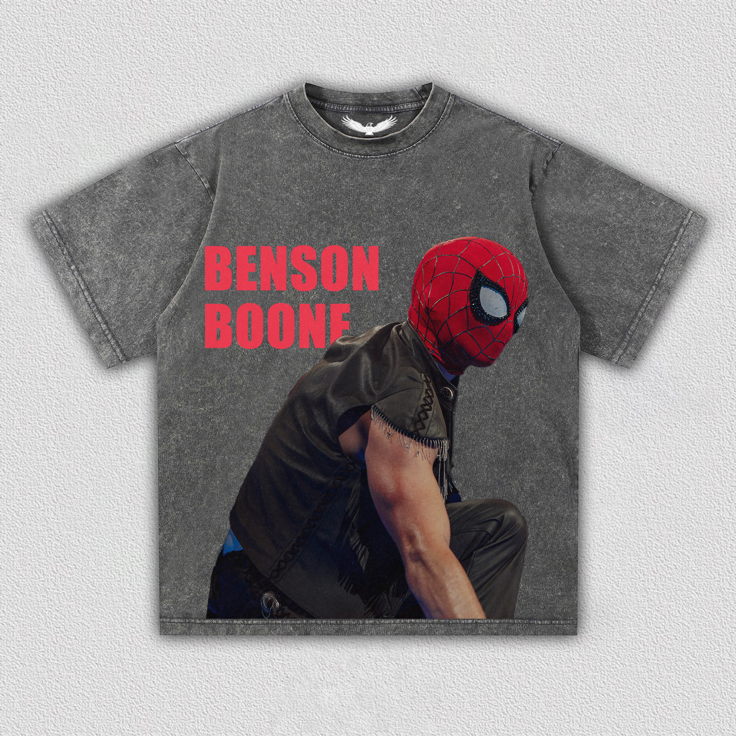 Benny Wanted Man Tour spider man tee