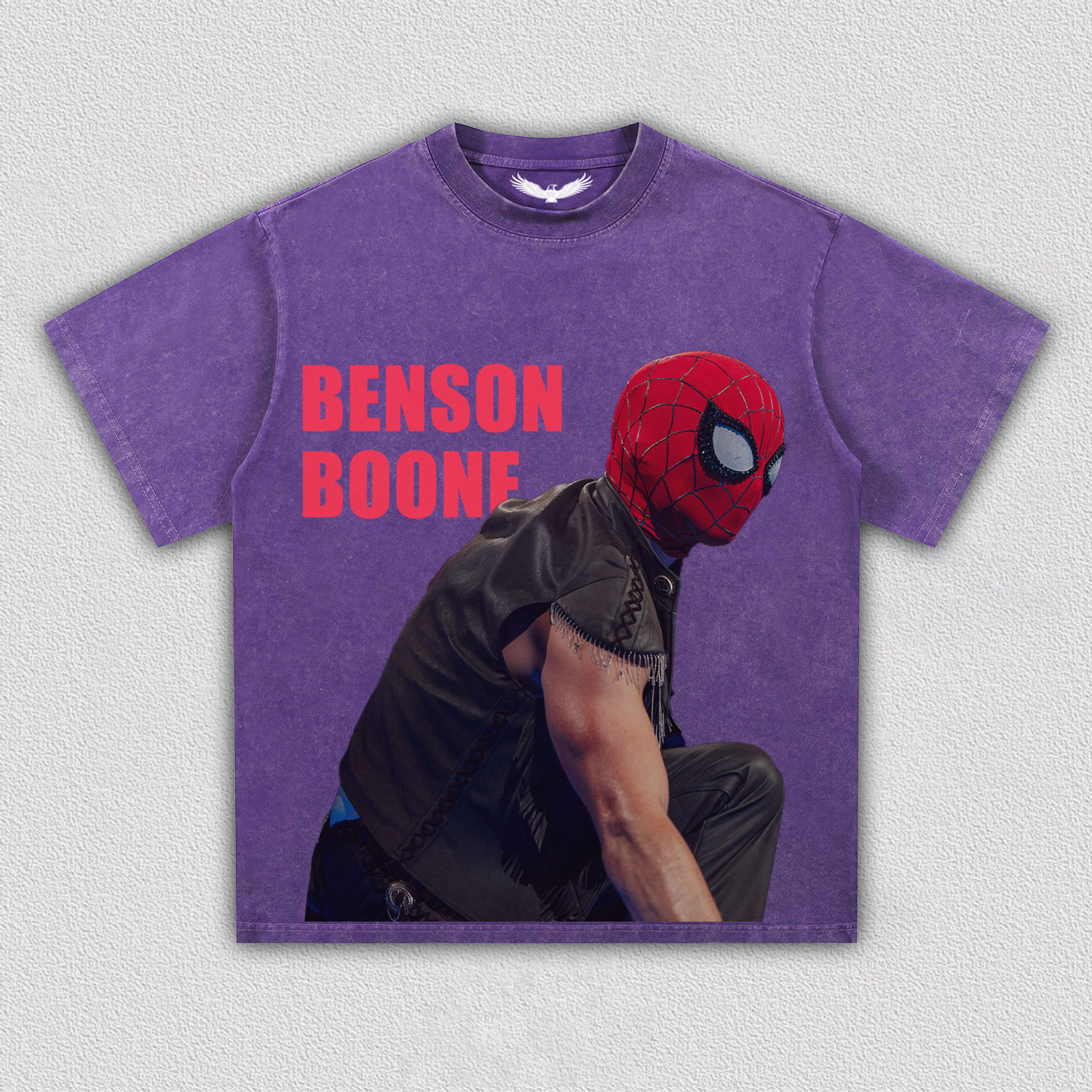 Benny Wanted Man Tour spider man tee