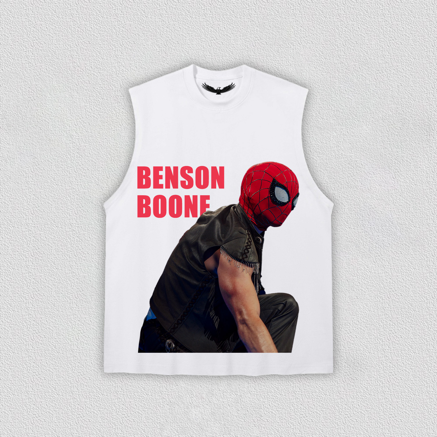 Benny Wanted Man Tour spider man tee