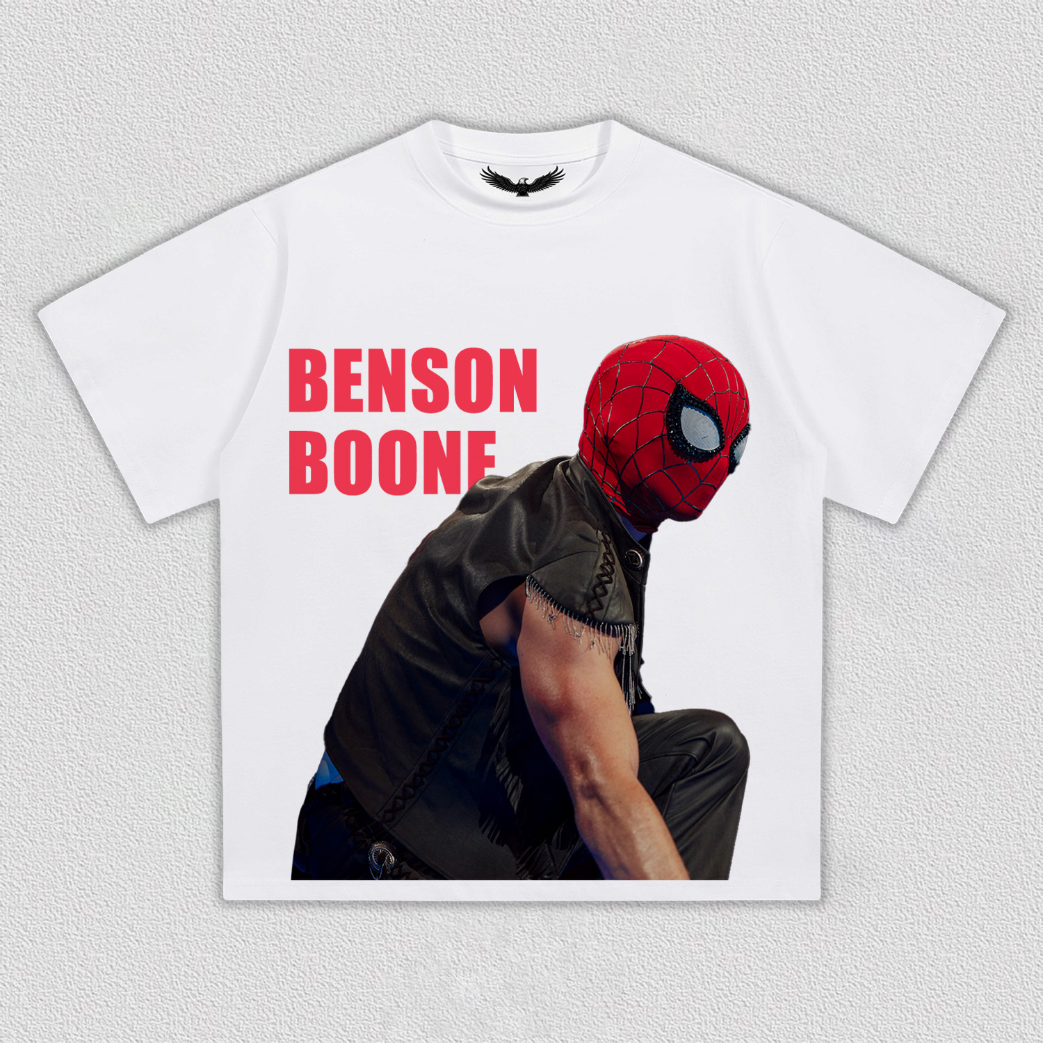 Benny Wanted Man Tour spider man tee