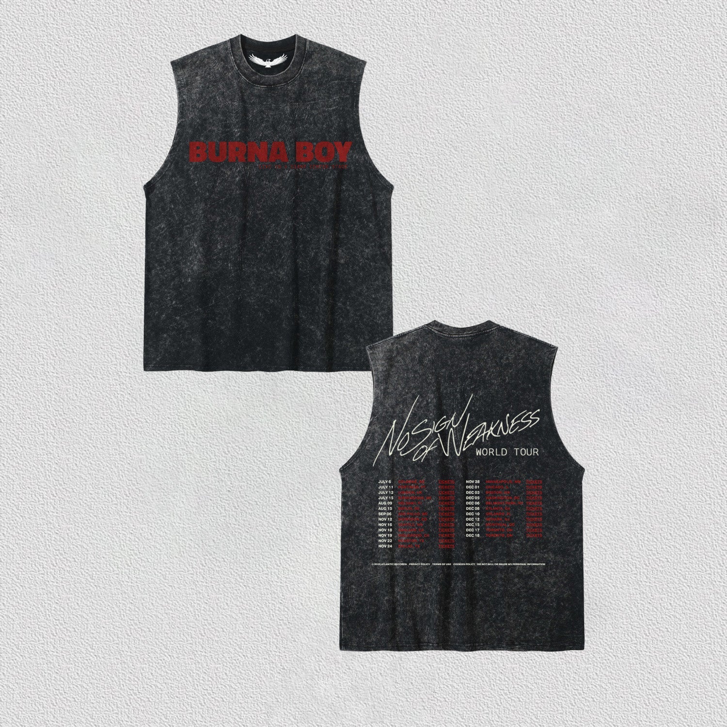 Burna Boy No Sign Of Weakness TEE