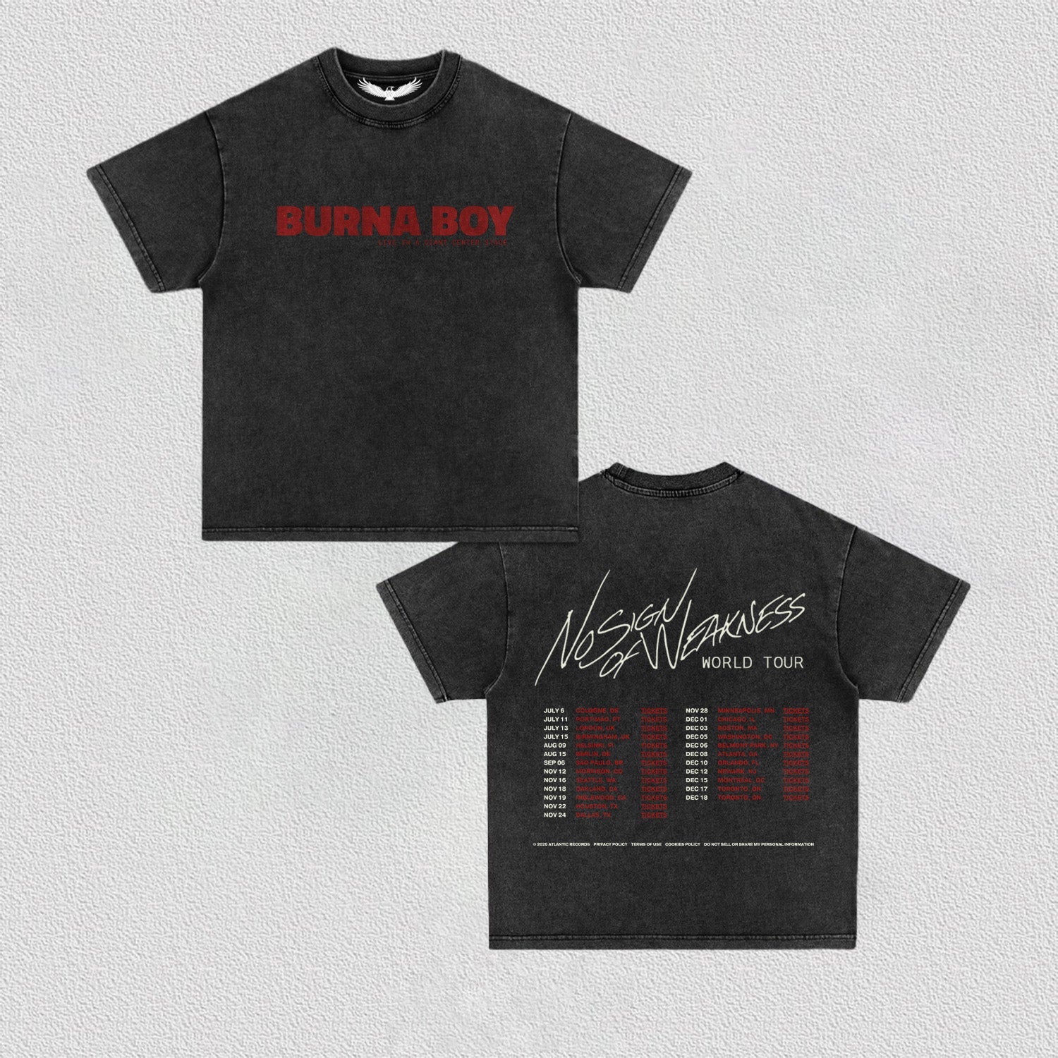 Burna Boy No Sign Of Weakness TEE