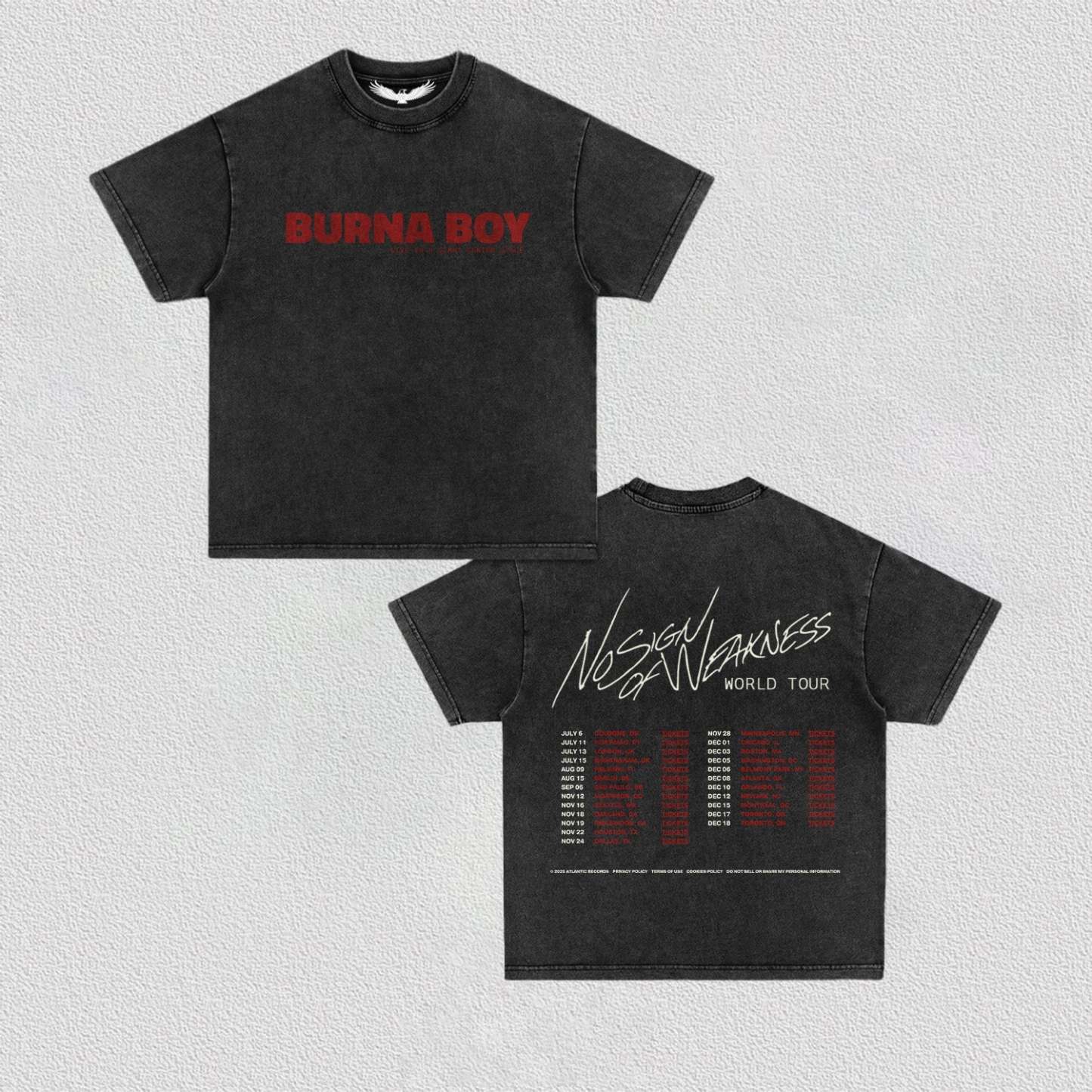 Burna Boy No Sign Of Weakness TEE