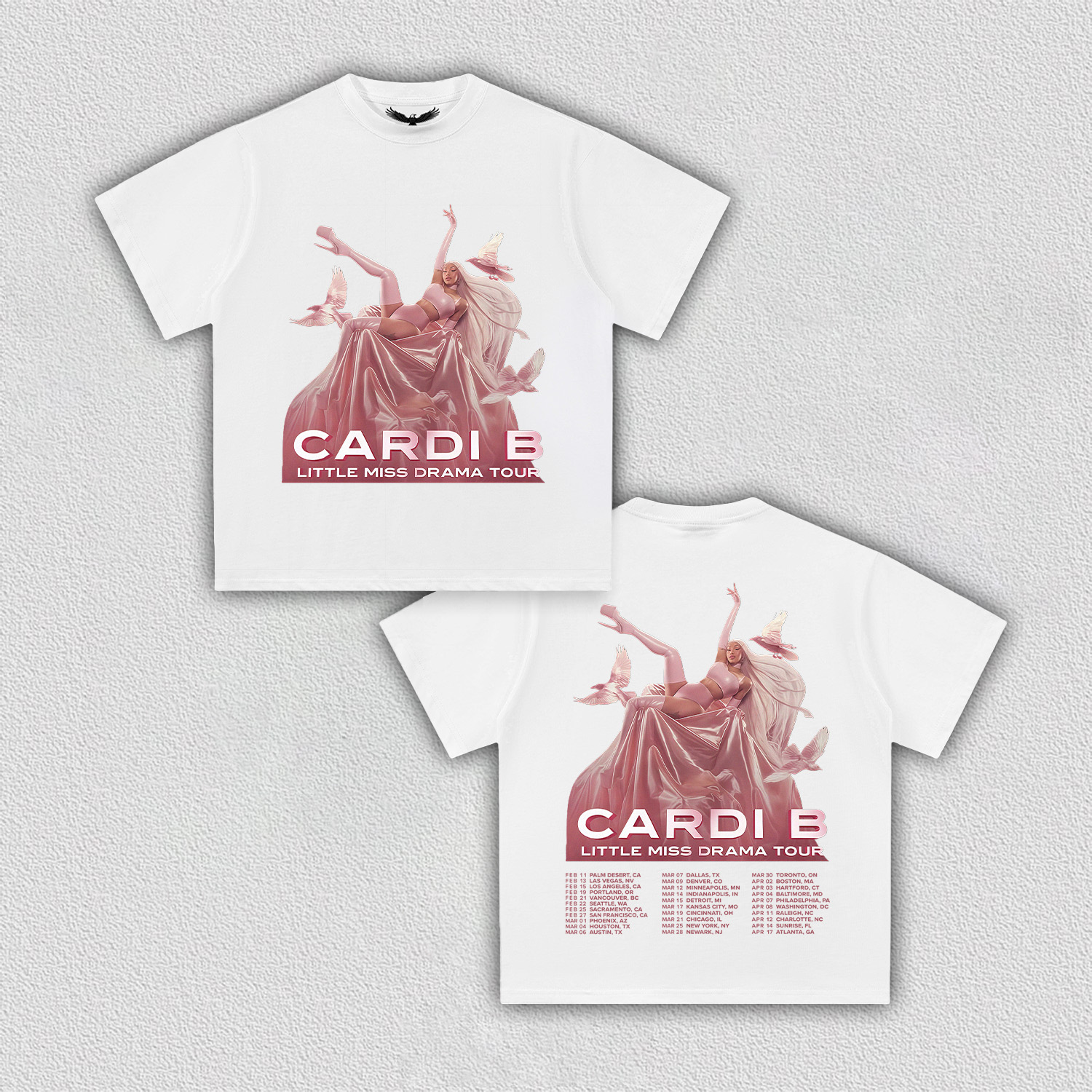 Cardi B Insipred Little Tour 2026 tee