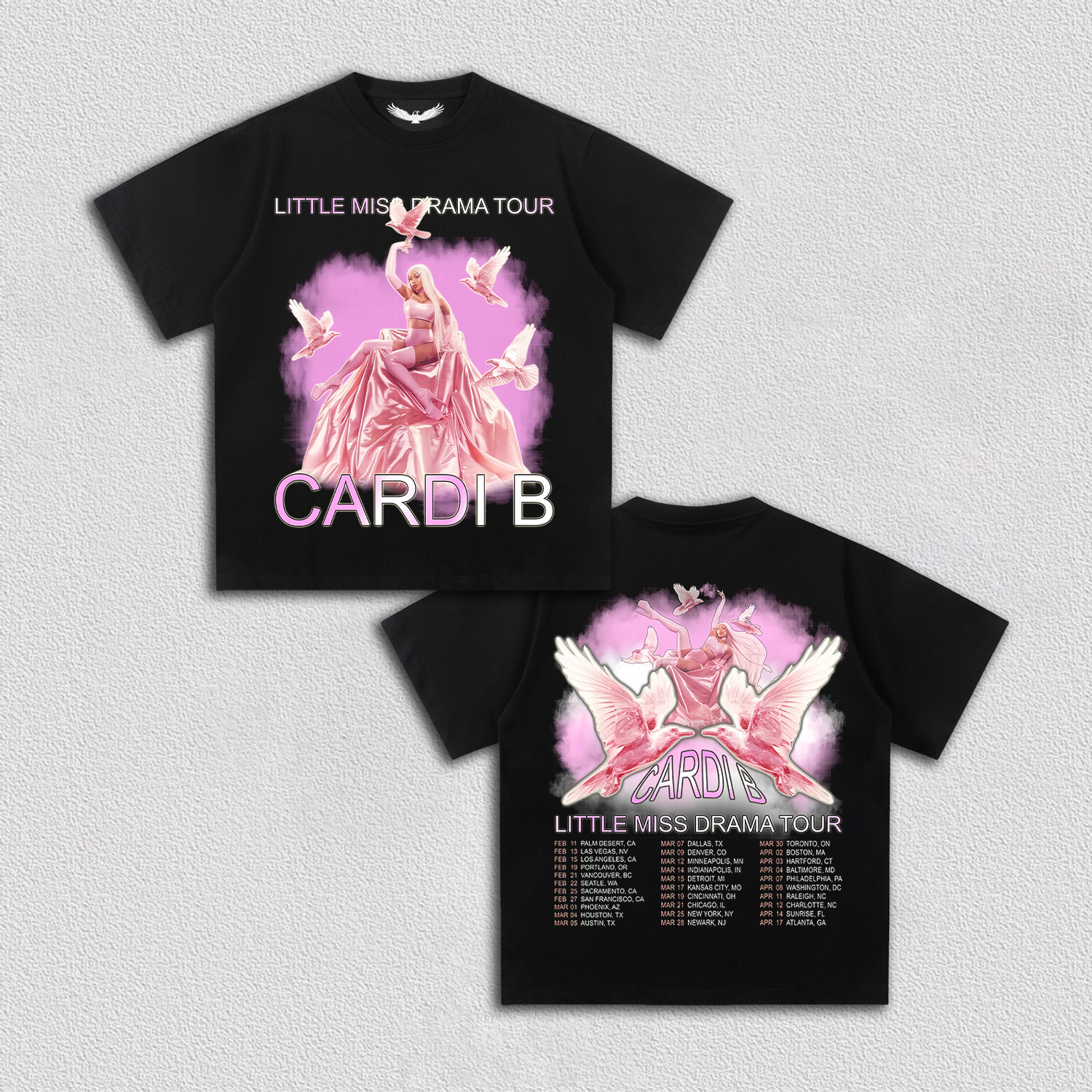 Cardi B Insipred Little Tour 2026 tee