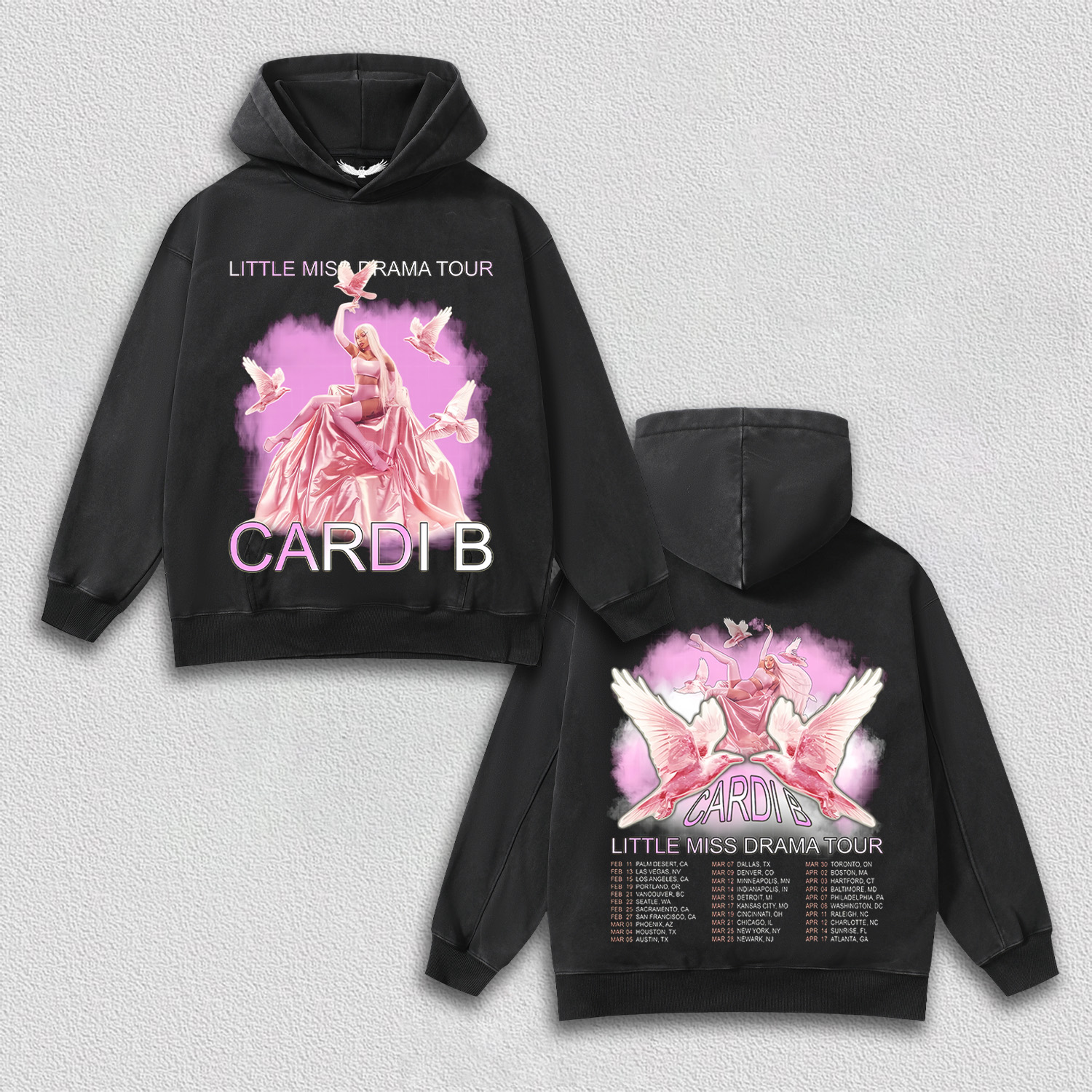 Cardi B Insipred Little Tour 2026 tee