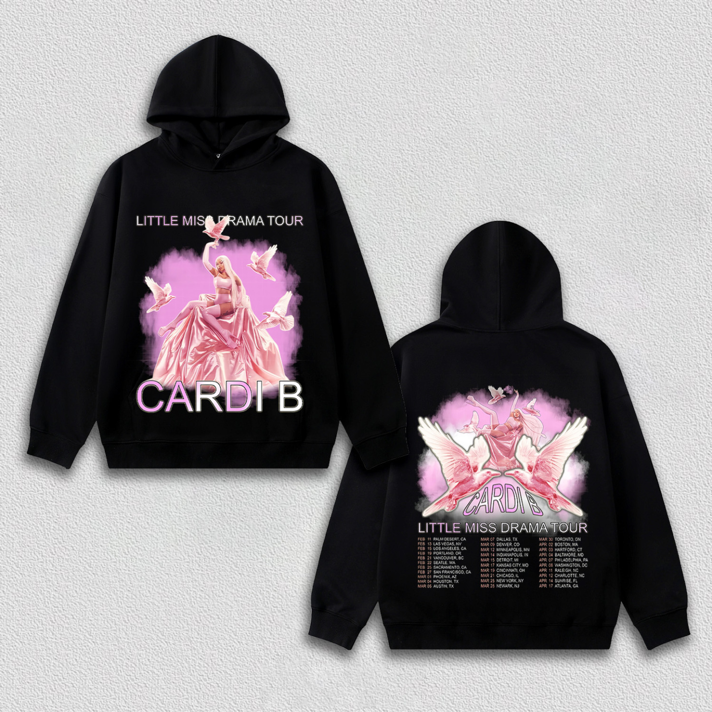 Cardi B Insipred Little Tour 2026 tee