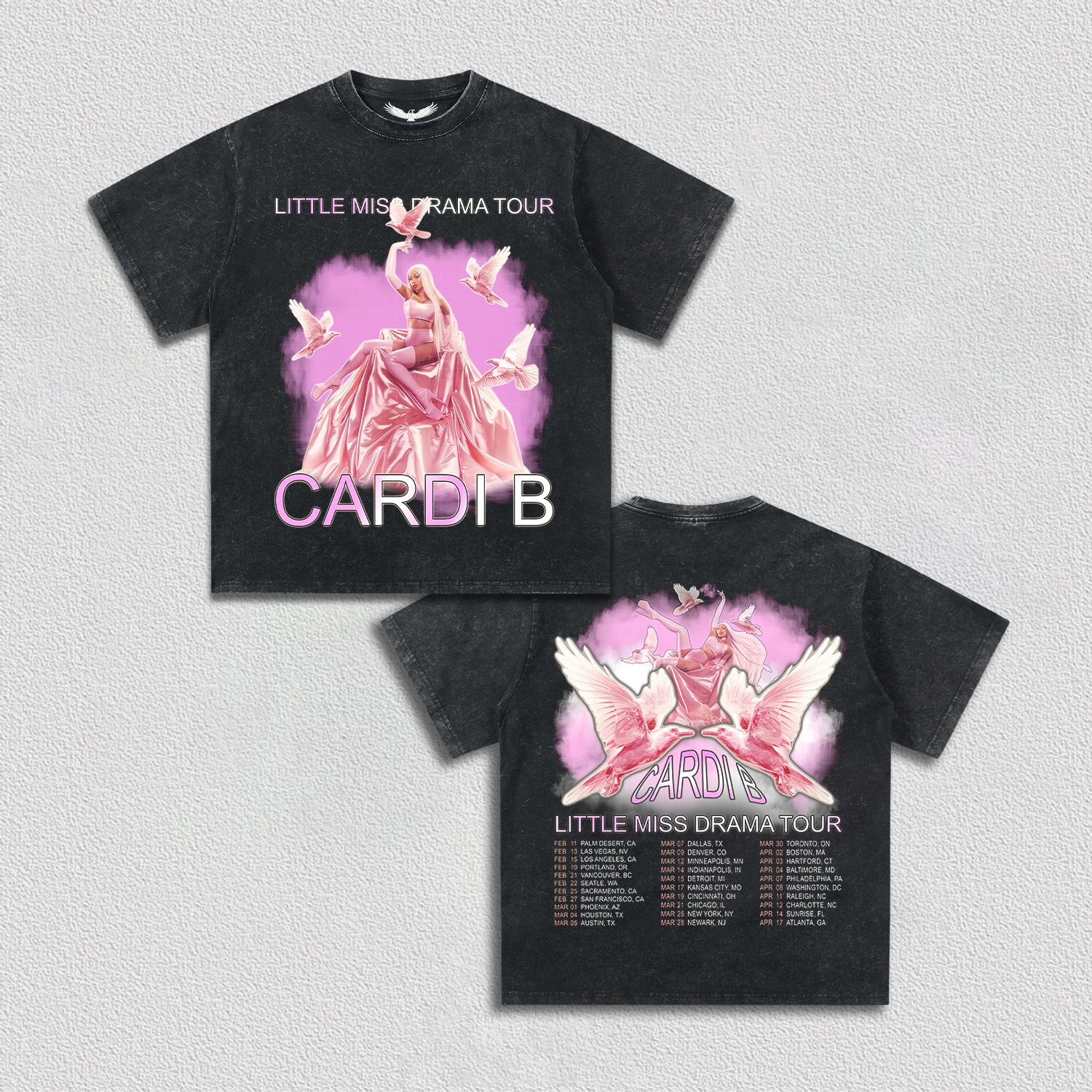 Cardi B Insipred Little Tour 2026 tee