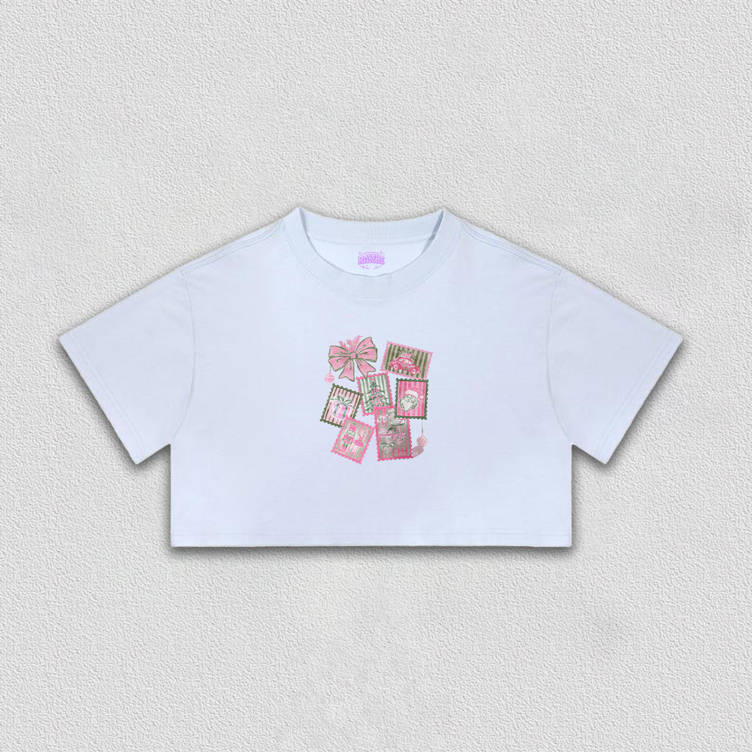 Christmas Collection Crop Tee-1