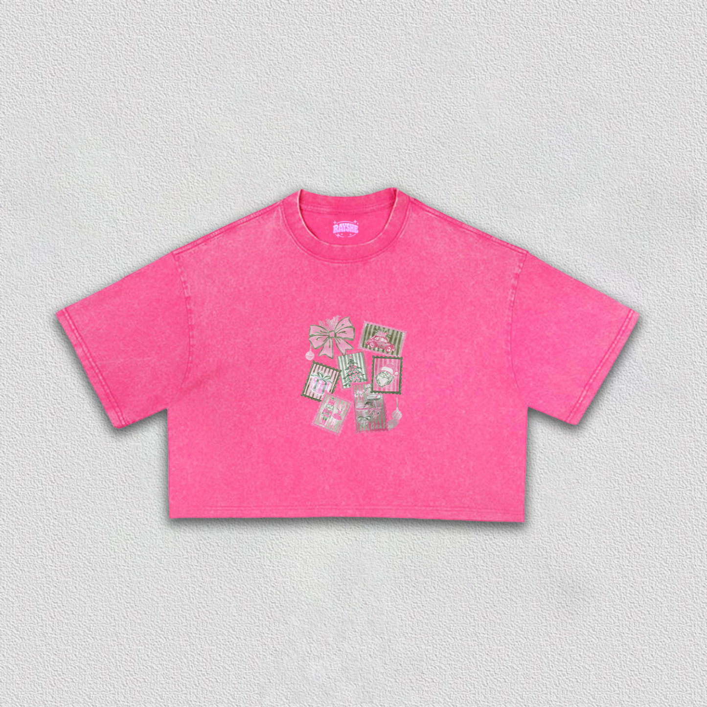 Christmas Collection Crop Tee-1