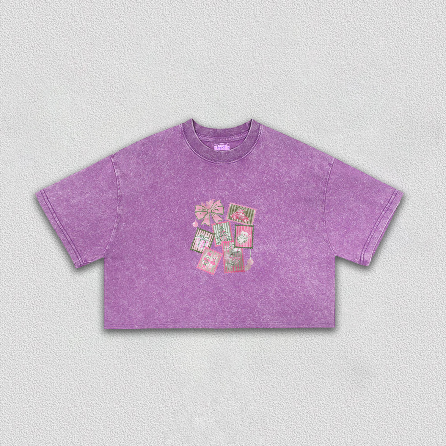 Christmas Collection Crop Tee-1