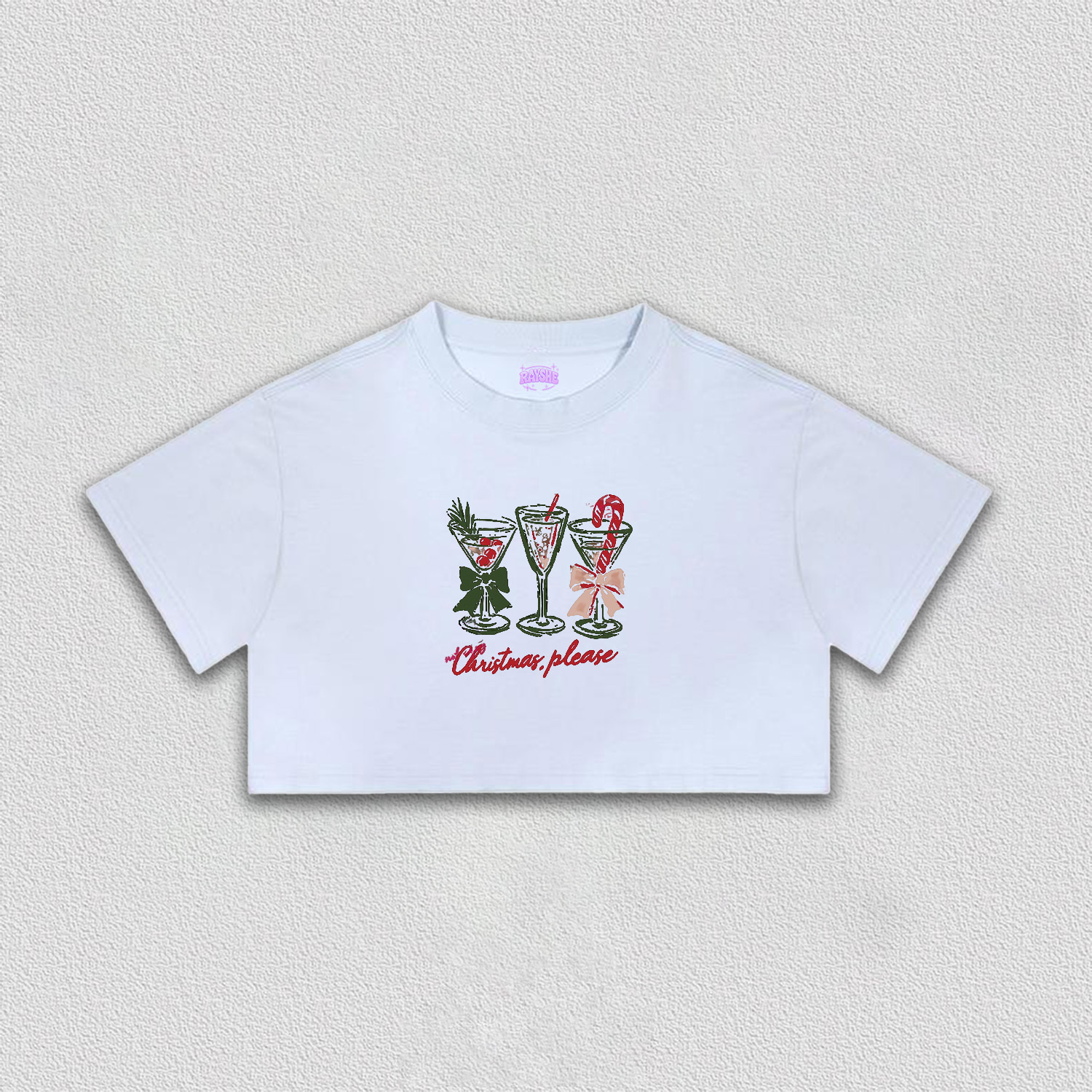 Christmas Collection Crop Tee-4