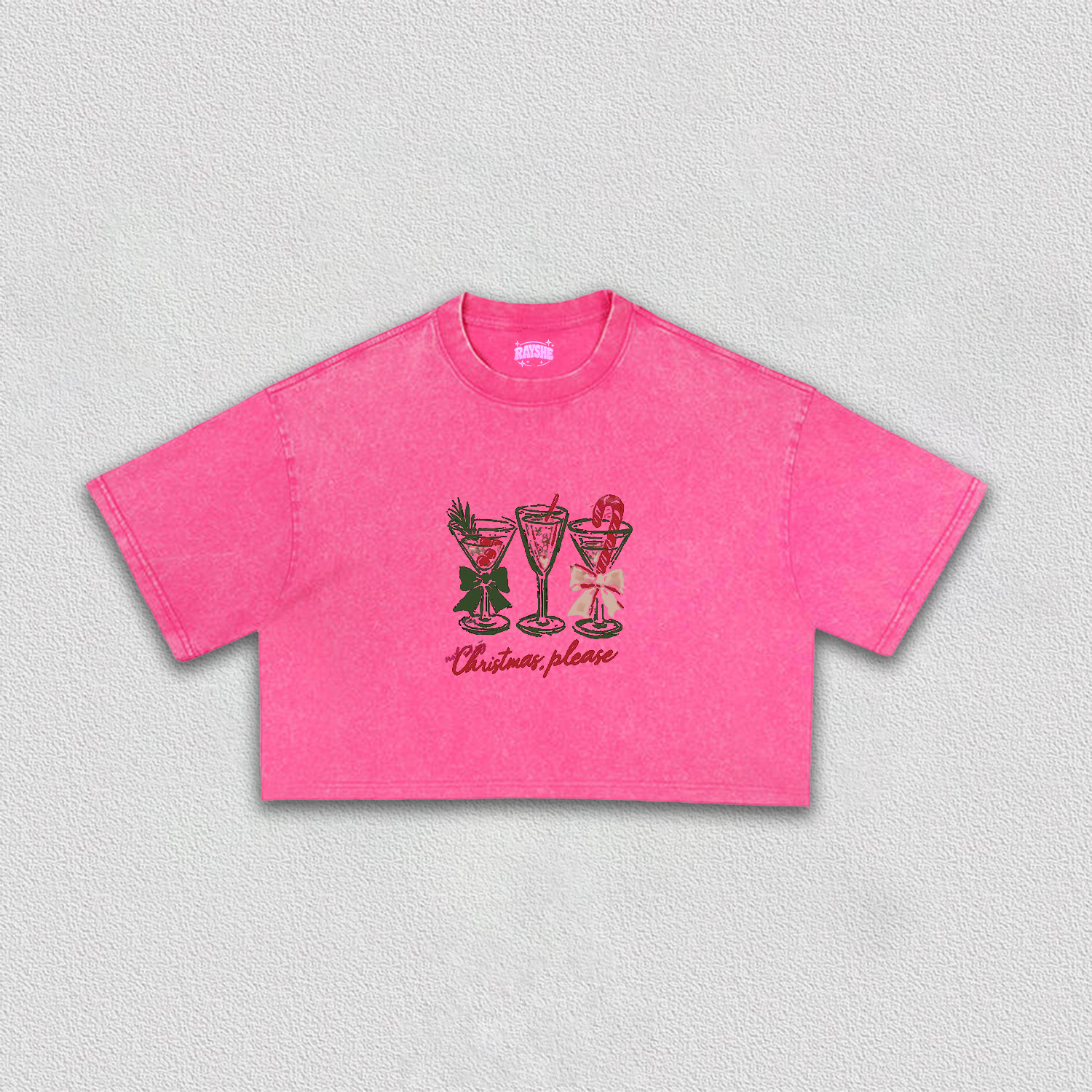 Christmas Collection Crop Tee-4