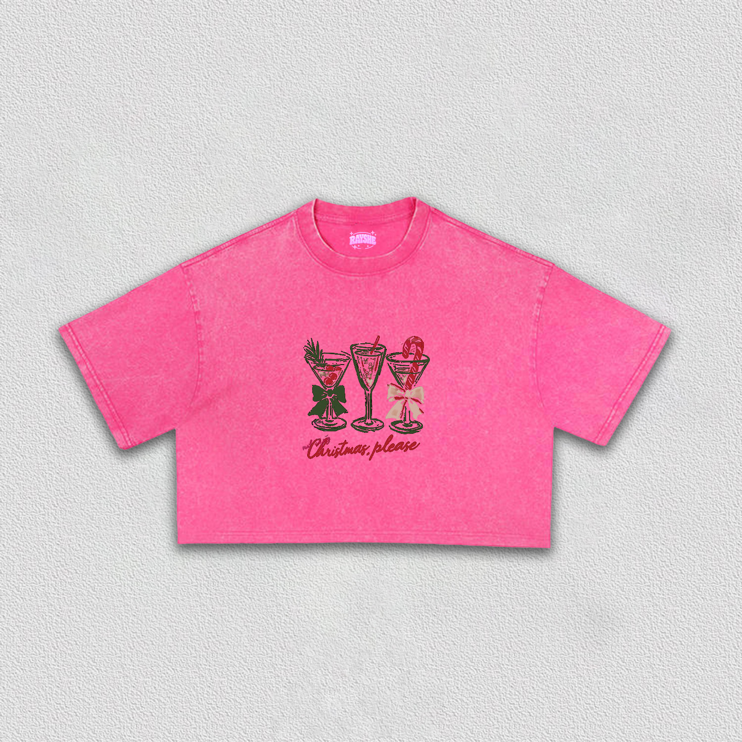 Christmas Collection Crop Tee-4
