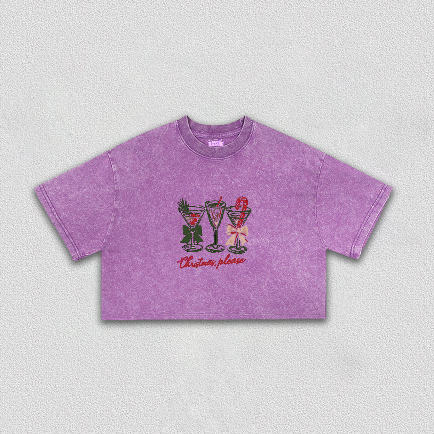 Christmas Collection Crop Tee-4