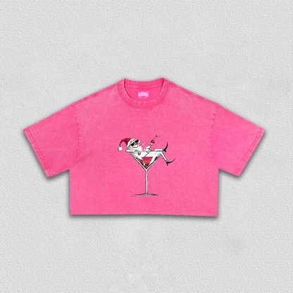 Christmas Collection Crop Tee-2