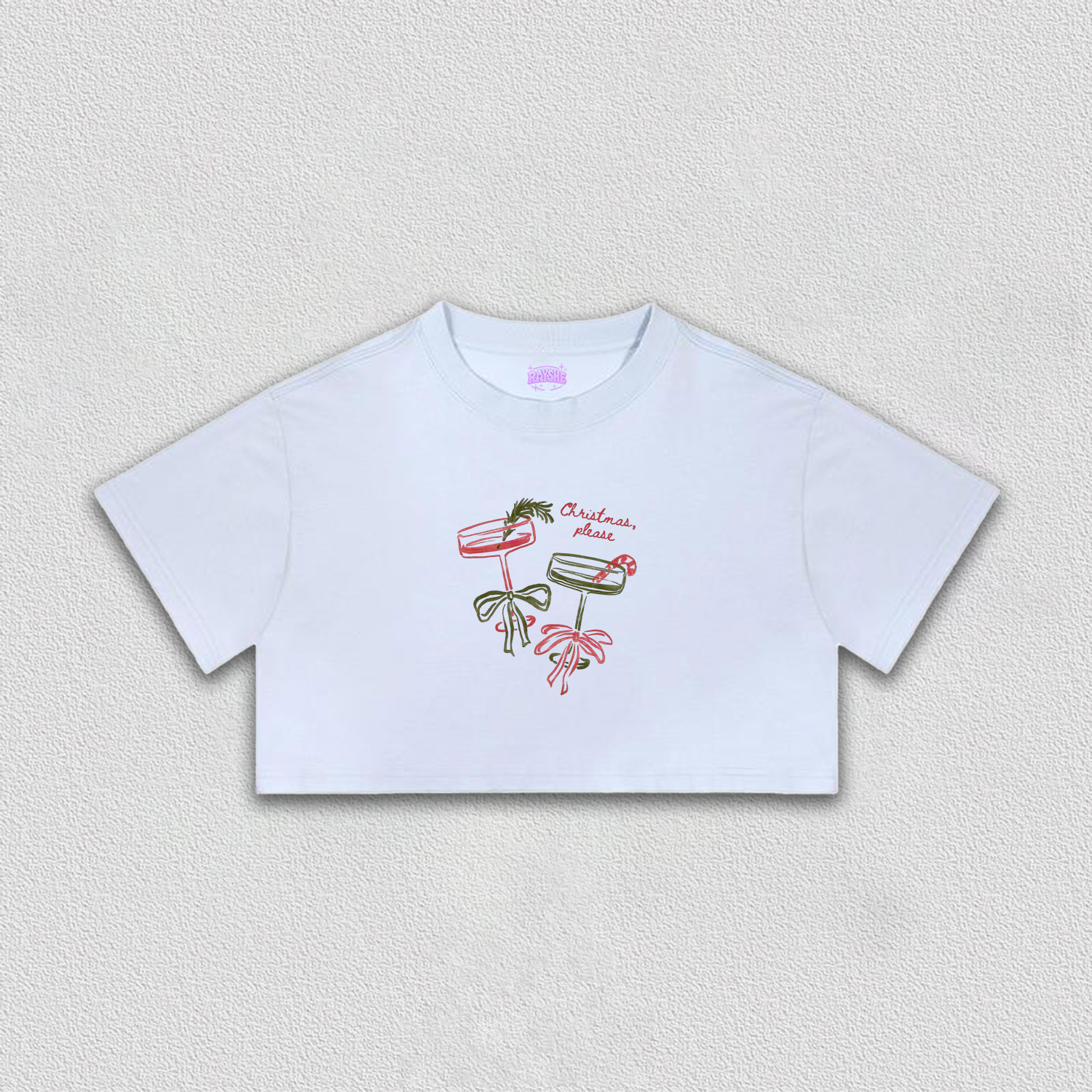 Christmas Collection Crop Tee-3