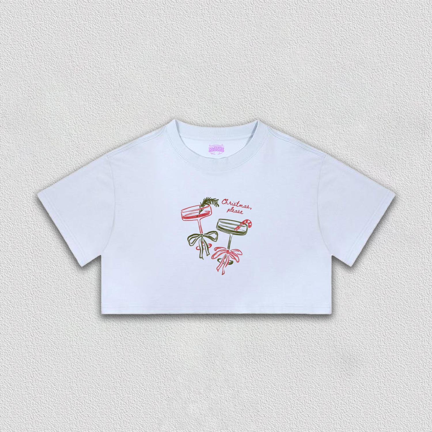 Christmas Collection Crop Tee-3