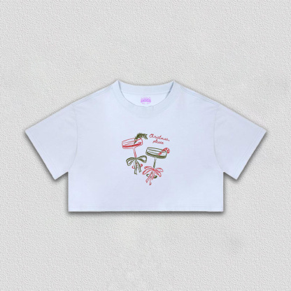Christmas Collection Crop Tee-3