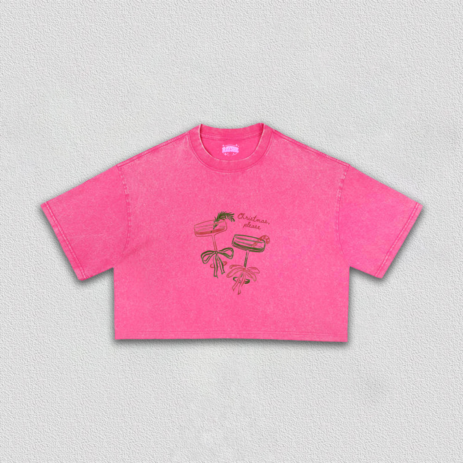 Christmas Collection Crop Tee-3