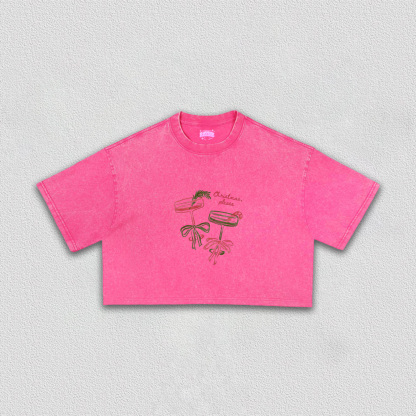 Christmas Collection Crop Tee-3