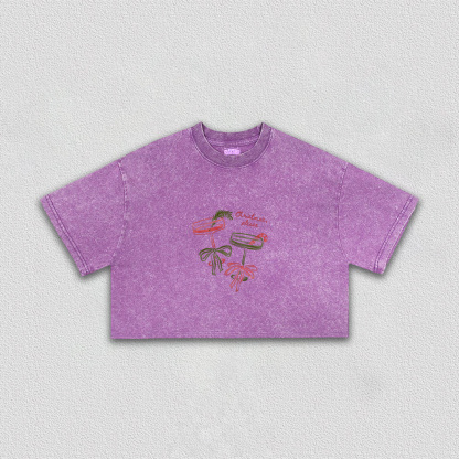 Christmas Collection Crop Tee-3