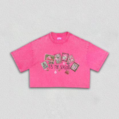 Christmas Collection Crop Tee-5